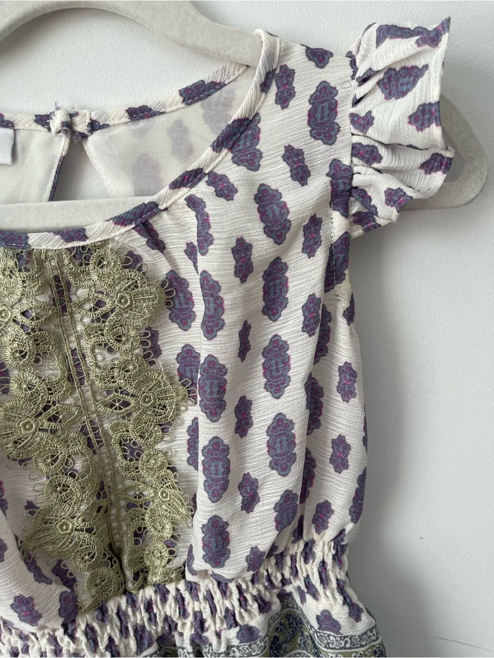 Bonnie Jean kids  Print Romper
